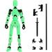 Titan 13 Action Figure Assembly Completed Dummy 13 Action Figure Action Figure T13 Action Figure 3D Printed Multi-Jointed Movable Nova 13 Action Figure Toy Green