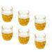 6 Pcs Resin Home DÃ©cor House Decorations for Simulation Beer Wine Glass Desktop