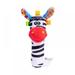 JANDEL Cartoon Stuffed Animal Baby Soft Plush Hand Rattle Squeaker Sticks for Toddlers - Lion Zebra Giraffe Dog