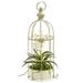 Nearly Natural Mini Phalaenopsis Orchid Artificial Arrangement in Bird Cage