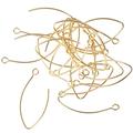 Qnmwood 20PCS Brass Earring Hooks for DIY Dangle Beaded Earrings