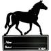 Black Heavy Duty Steel Large Horse Stall Stable Name Plate Horses