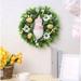 Deagia Home Decoration Clearance Easter Wreath Door Hanging Rattan Bunny Christmas Decorations Sunflower Wreath Christmas Scene Decoration Home Supplies