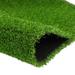 Bosixty 2Pcs 39.4 x19.7 x0.6 Artificial Turf Basic Faux Grass Outdoor Area Rug Realistic Indoor Outdoor Artificial Grass Turf Mat Simulated Lawn Carpet Faux Grass Carpet