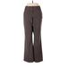 The Limited Dress Pants - Low Rise: Brown Bottoms - Women's Size 6