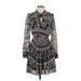 Fashion Union Casual Dress: Gray Print Dresses - Women's Size X-Small