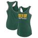 Women's Fanatics Branded Heather Green Bay Packers Plus Size Fuel Tank Top