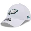 Men's New Era White Philadelphia Eagles Main 39THIRTY Flex Hat