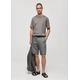 Slim fit 100% linen Bermuda shorts grey - Man - 36 - MANGO MAN