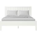 Graham Wooden Platform Bed by Camden Isle in White (Size KING)