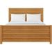 Caroline Wooden Platform Bed by Camden Isle in Oak (Size KING)