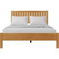 Graham Wooden Platform Bed by Camden Isle in Oak (Size QUEEN)