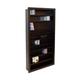 'Baltimore' - Large 730 Cd / 300 Dvd / Blu-ray / Media Storage Shelves - Walnut