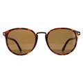 Oval Havana Brown Polarised Sunglasses