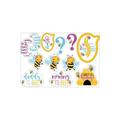 What Will It Bee? Card Gender Reveal Party Centrepiece (Pack of 12)