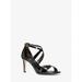 Michael Kors Shoes | Michael Michael Kors Kinsley Faux Patent Leather Sandal 7 Black New | Color: Black | Size: 7
