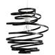 Contemporary Gloss Metal Double Ribbon Spiral Swirl Ceiling Light Pendant