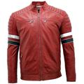 Quilted Leather Racing Jacket-Madrid