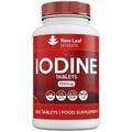 Iodine Tablets 150mcg Vegan Thyroid Support - 12 Month Fill 365 High Strength Tablets