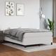 Box Spring Bed Frame White 135x190 cm Double Faux Leather