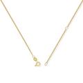 9ct Gold Tight Diamond-Cut Curb Pendant Chain Necklace 16-18 inch - CNNR02025L-18