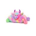 Highland Coo Cushion Rainbow - 23cm x 22cm