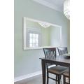 "Hamilton" White Shabby Chic Design Wall/Leaner Mirror 167cm x 106cm