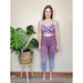 Pink Victoria's Secret Pants & Jumpsuits | 10%Off Victoria's Secret Pink Active Purple Blue Sports Bra & Leggings Set S/M | Color: Blue/Purple | Size: S/M