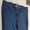 Madewell Pants & Jumpsuits | Madewell Plus Size Midrise Kick Out Crop Jeans 22w Oneida Wash | Color: Blue | Size: 22w