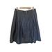 Nine West Skirts | Nine West Chambray Denim Pleated A-Line Skirt Size 10 | Color: Blue | Size: 10