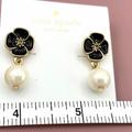 Kate Spade Jewelry | Kate Spade Flutter Pearl Flower Drop Black | Color: Cream/Pink | Size: Os