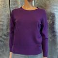 J. Crew Tops | J Crew Size M Cotton/Nylon/Spandex Knit Sweater | Color: Purple | Size: M