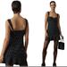 Anthropologie Dresses | Anthropologie Nwt Hutch Black Ditzy Floral Corset Mini Dress Size L | Color: Black/Yellow | Size: L