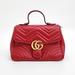 Gucci Bags | Gucci Matelass Marmont Top Handle Bag [498110] | Color: Red | Size: Os
