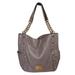 Michael Kors Bags | Michael Kors Pebbled Leather Slouchy Hobo Shoulder Bag Purse | Color: Gray/Tan | Size: 12" L X 12" H X 6" D