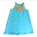 Lilly Pulitzer Dresses | Lilly Pulitzer Dress Girls Size 5 Mini Pearl Shift Bali Blue Nwt | Color: Blue | Size: 5g
