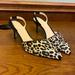 J. Crew Shoes | J Crew Colette Mule Heels In Satin Bm693 | Color: Black/Gold | Size: 6.5