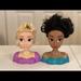 Disney Toys | Disney Hair Doll Busts Qty (2)- Styling Heads Rapunzel And Jasmin 6-Inch | Color: Blue | Size: One Size