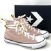 Converse Shoes | Converse Ctas High Top Casual Sneakers Women's Skate Stone Mauve Canvas A05064f | Color: Pink/Purple | Size: Various