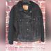 Levi's Jackets & Coats | Levi's Denim Jacket Mens Xl Black Full Button Snap Up Hooded Jacket (Worn Once!) | Color: Black | Size: Xl