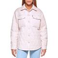 Levi's Jackets & Coats | Levi's Women's Quilted Shirt Jacket Shacket Peach Blossom Pink Plus Size Xxl Nwt | Color: Pink | Size: Xxl