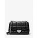 Michael Kors Bags | Michael Michael Kors Soho Large Quilted Leather Shoulder Bag One Size Black New | Color: Black | Size: Os