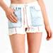 American Eagle Outfitters Shorts | American Eagle | Striped Raw Hem Shorts | Color: Blue/Pink | Size: 4