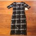 Lularoe Dresses | Lularoe Dress Womens Xxs Black Printed Dress Unicorn Julia | Color: Black | Size: Xxs