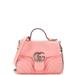 Gucci Bags | Gucci Gg Marmont Top Handle Flap Bag Matelasse Leather Mini Pink | Color: Pink | Size: Os