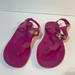 Michael Kors Shoes | Micheal Kors Jelly Thong Sandals | Color: Pink | Size: 8
