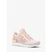 Michael Kors Shoes | Michael Kors Outlet Maddy Two-Tone Logo And Mesh Trainer 7 Powder Blush New | Color: Pink | Size: 7