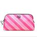 Victoria's Secret Bags | New Victoria's Secret Signature Stripes Beauty Bag Pink Travel Cosmetics Pouch | Color: Pink | Size: Os