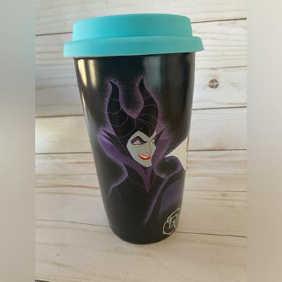 Disney Dining | Disney Villians Ceramic Coffee Travel Mug | Color: Black | Size: Os
