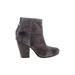 Rag & Bone Ankle Boots: Gray Print Shoes - Women's Size 39 - Round Toe